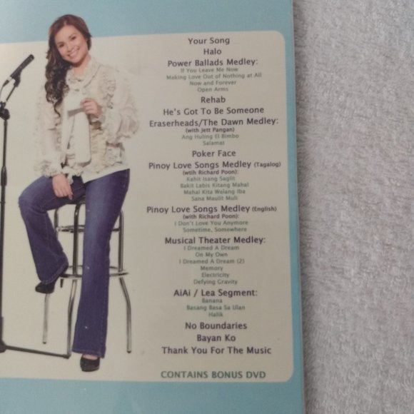 Lea Salonga Your Songs CD and DVD, Philippines - Picture 6 of 8